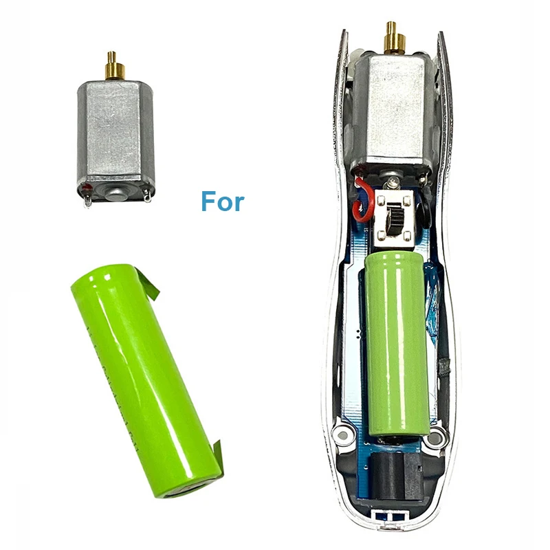 3.7V Battery and Motor 7200Rpm Replacement For Andis D8 Hair Clipper Electric Cutting Machine Spare Part