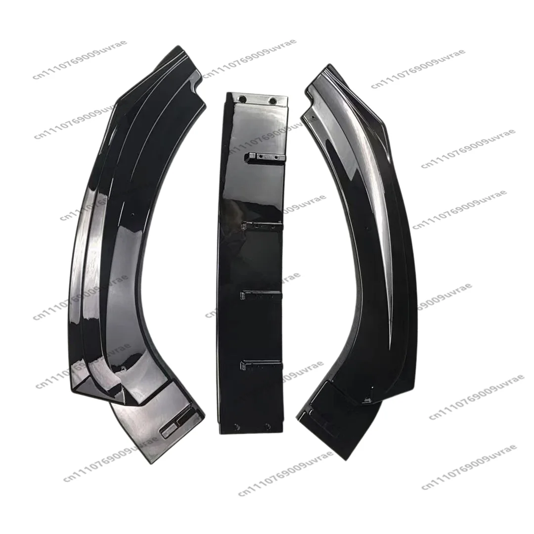 Gloss Black For Ford Fiesta MK8 ST Line 2017 2018-2023 Front Bumper Lip Splitter Chin Spoiler Protector Guard Tuning Accessory view 6