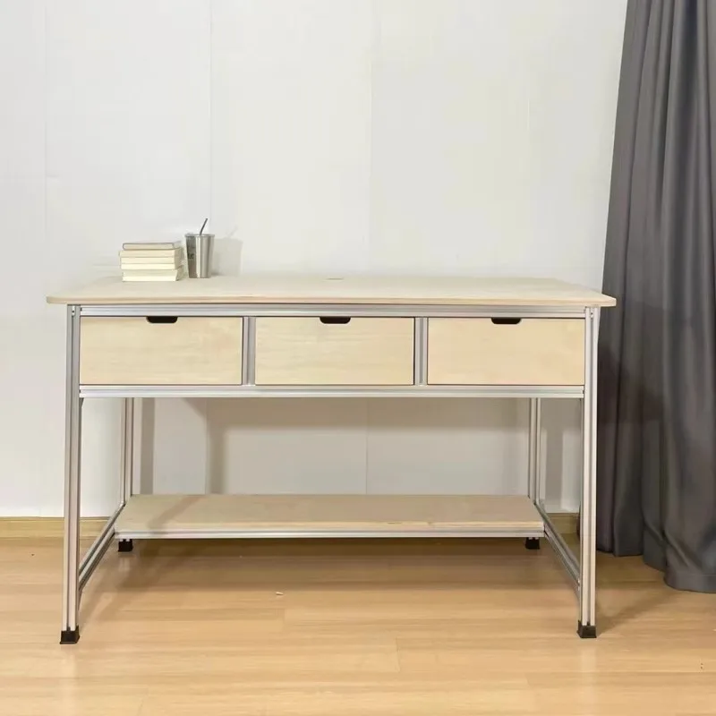 

Computer desk Desktop desk with drawers Desk Home bedroom Makeup table Modern minimalist study writing table