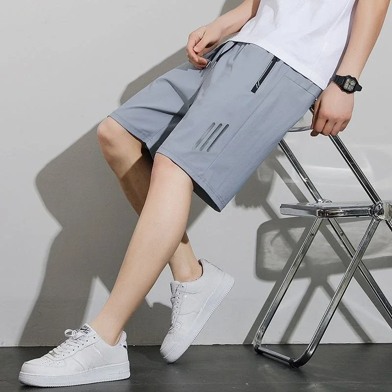 

Wide Sports Board Shorts for Men with Pockets Beach Joggers Baggy Man Short Pants Drawstring Loose Quick Dry Sweat Hot Deals Ice