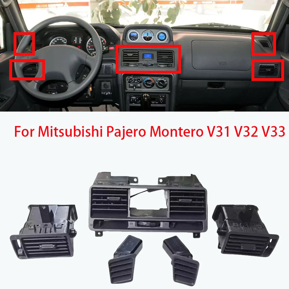 

LINGJIE 3 MB775266 MB775268 MB775453 Dashboard Air Conditioning Outlets Panel Grille For Mitsubishi Pajero Montero V31 V32 V33