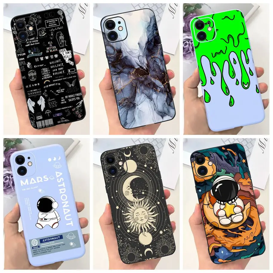 For iPhone 11 Pro Case Lovely Astronaut Silicone Soft TPU Protective Cover Shell For iPhone 11 Pro Max Funda for iPhone11 Bumper