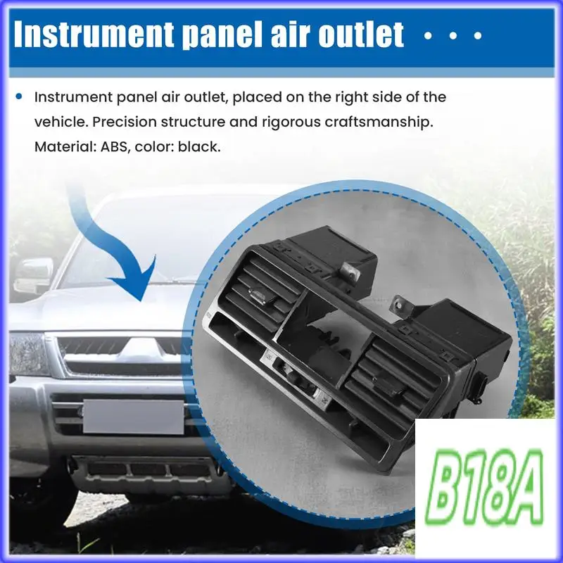 

H5-Air Condition Air Vent Outlet Panel Dashboard Panel Lined Air Conditioning Outlet For Mitsubishi Pajero Montero V31 V32 V33 M