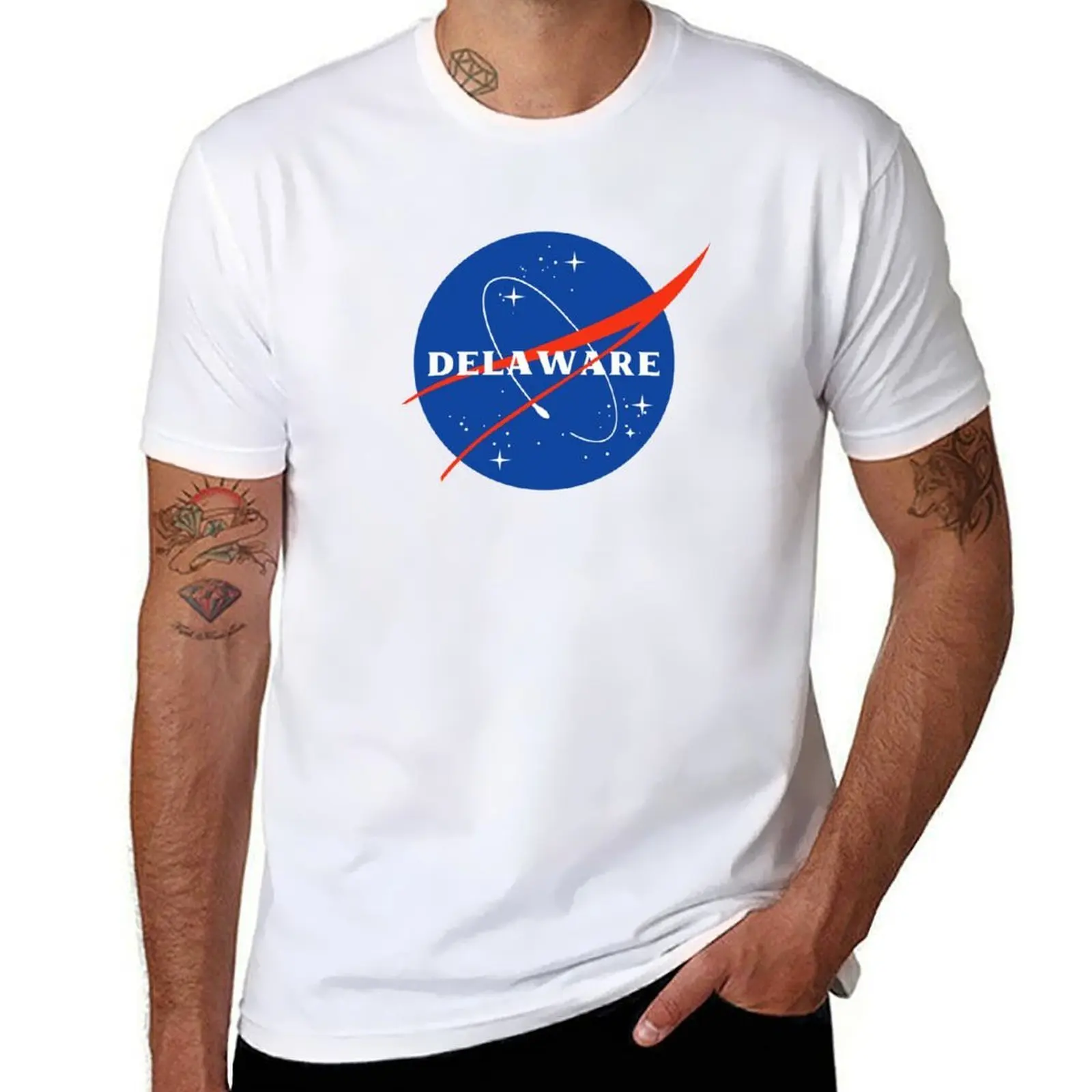 

Delaware Astronaut T-Shirt t shirt custom print man t shirt cotton high quality T-Shirt