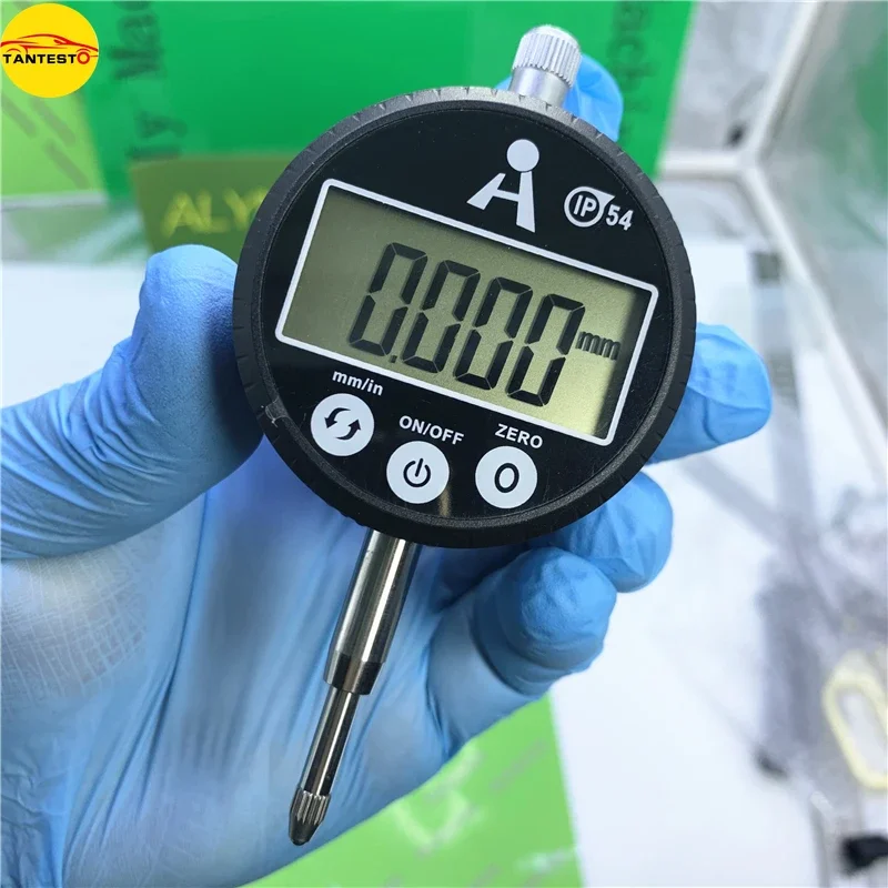 Diesel Common Rail Injector AHE Stroke Trave Test Measuring Micrometer 0.001mm Touch Screen Steel Cover