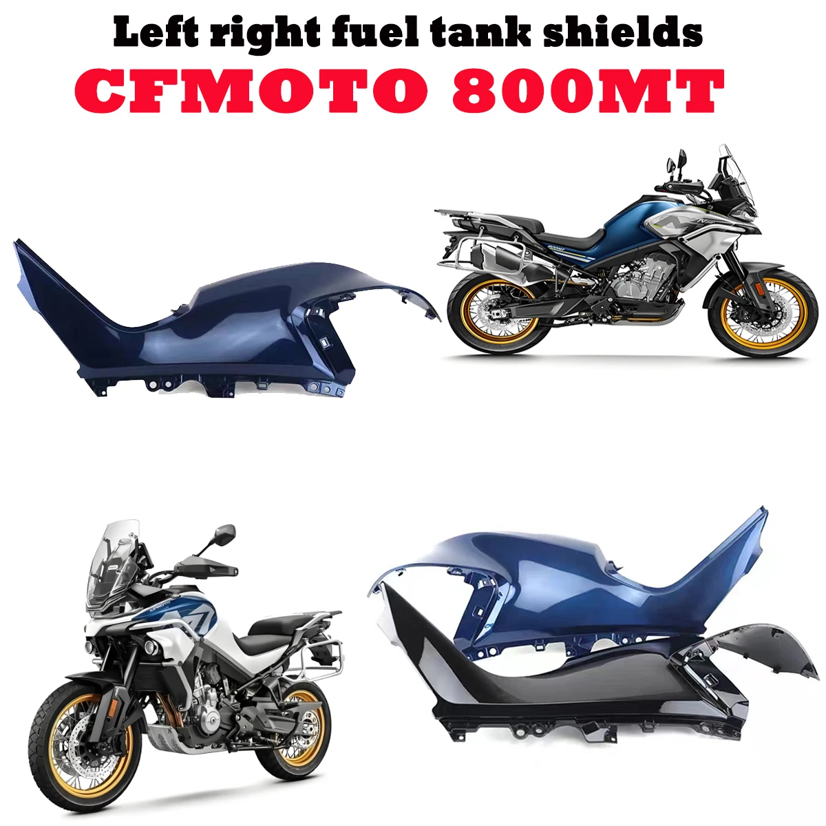 CF800-5 motorcycle original fuel tank guard plate left and right protective covers Shell replacement Fit For CFMOTO 800MT MT 800