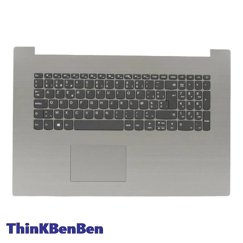 

BE Belgian Keyboard Platinum Grey Upper Case Palmrest Shell Cover For Lenovo Ideapad 330 17 17IKB 17AST Laptop 5CB0R20189