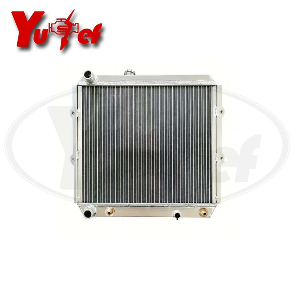 All aluminum radiator For Toyota FOR LanCruiser 75 serier,1HZ,HZJ75,LC75 AT 48mm