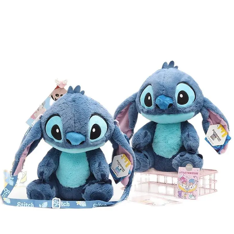 Disney Stitch-muñeco de peluche de 25cm, almohada suave, regalo de cumpleaños para niños