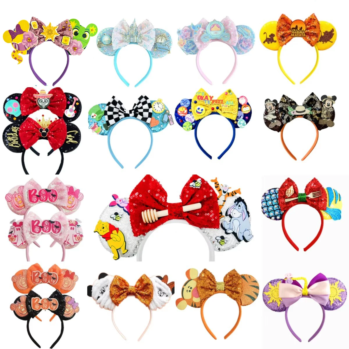 Mickey Mouse Ears Headband Christmas Halloween Birthday Holiday Party Girl Hair Accessories For Women Hairband Kids Headwear