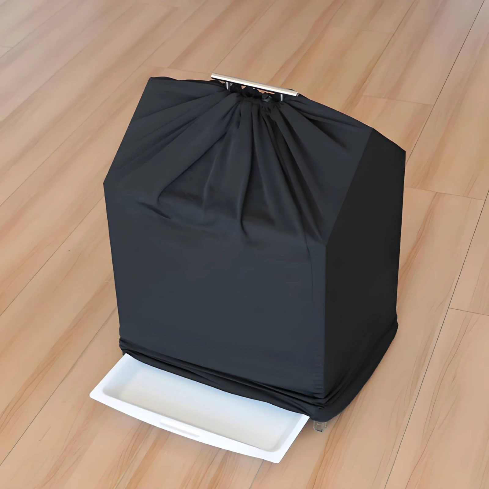

Black Bird Enclosure Cover Elastic Drawstring Bird Enclosure Cover Pet Accessory Warm Long-Lasting