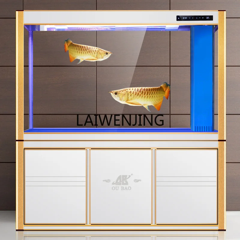 HLZ aquarium household large and medium-sized bottom filter glass screen ecology can be customized