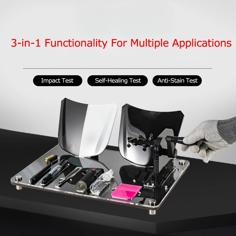 

PPF Coating Test Kit For Manual Impact Scratch Self-Healing Thermal Repair Anti-fouling Testing Demo MO-678