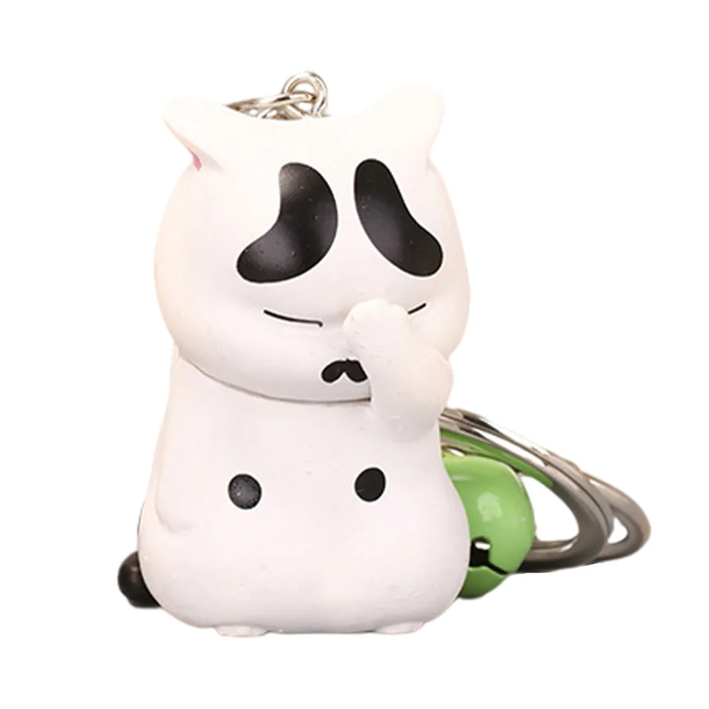 

1Pcs Cat Hanging Decor Key Chain Pendant Cute Bag Decoration Creative Cartoon Shape Schoolbag Pendant Luggage Ring