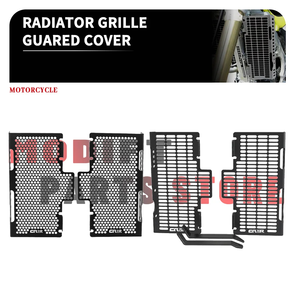 CR 125/250 R Motorcycles For Honda CR125R CR250R CR 125R 250R 2000 2001 Radiator Guard Cover Oil Cooler Protector Accessories