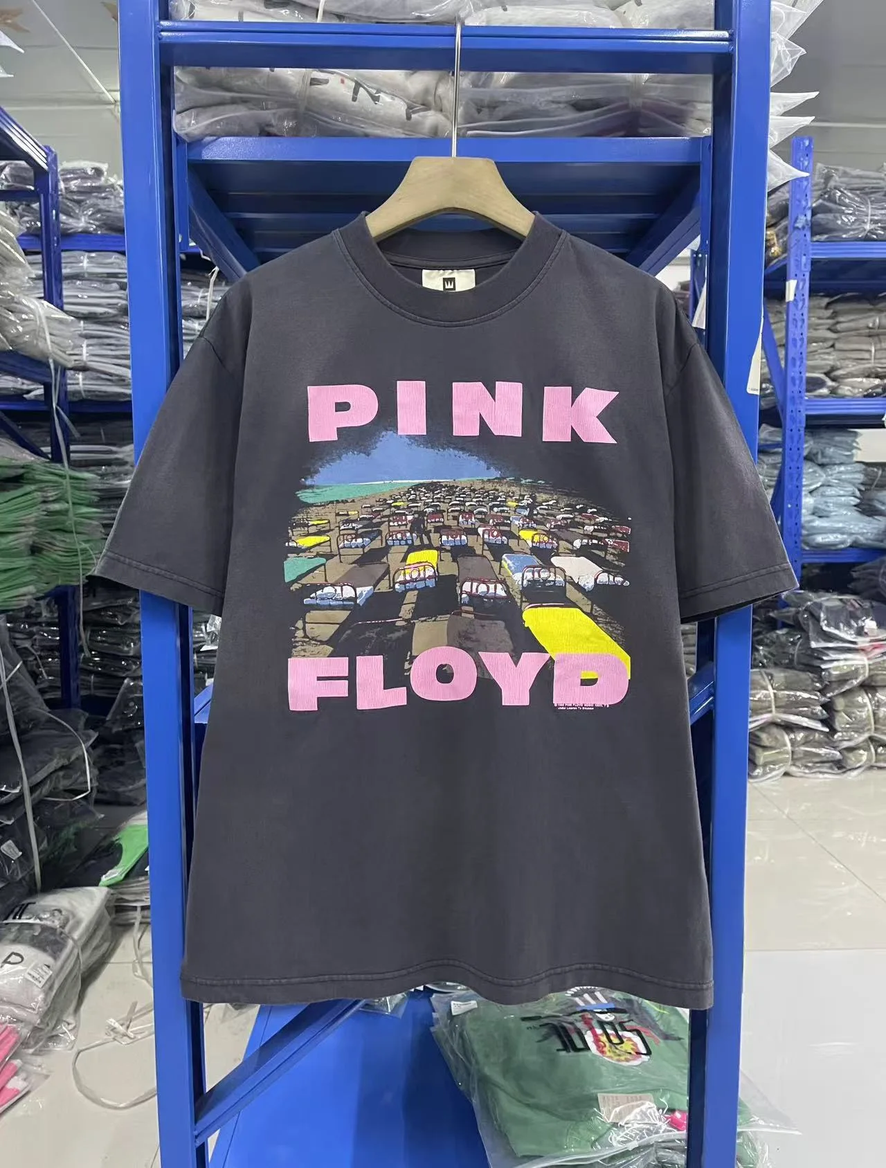 

Loose Fit American Retro Letter Print ort Sve T-irt ex Casual Versatile Top Breathable Cotton Teenager Daily Wear