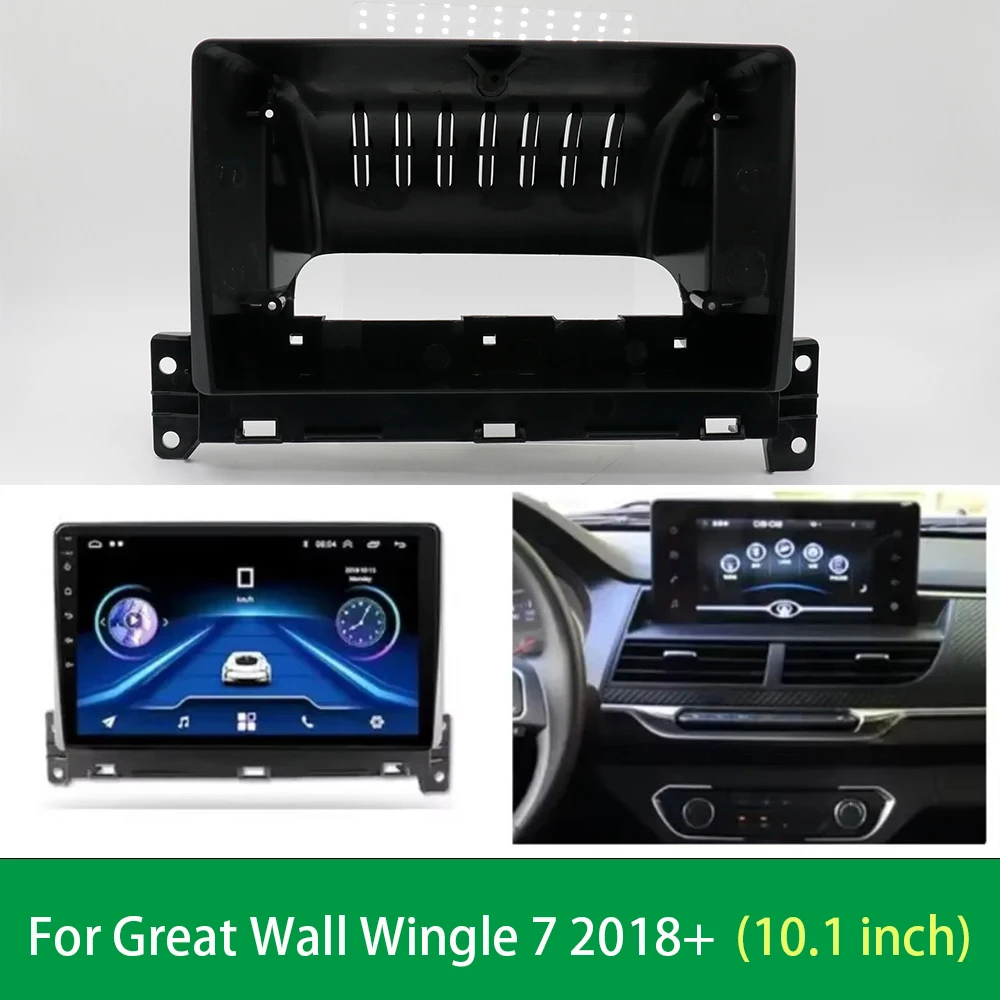 10.1 inch Car Frame Fascia Adapter Canbus Box Decoder Android Radio Dash Fitting Panel Kit For Great Wall Wingle 7 2018+