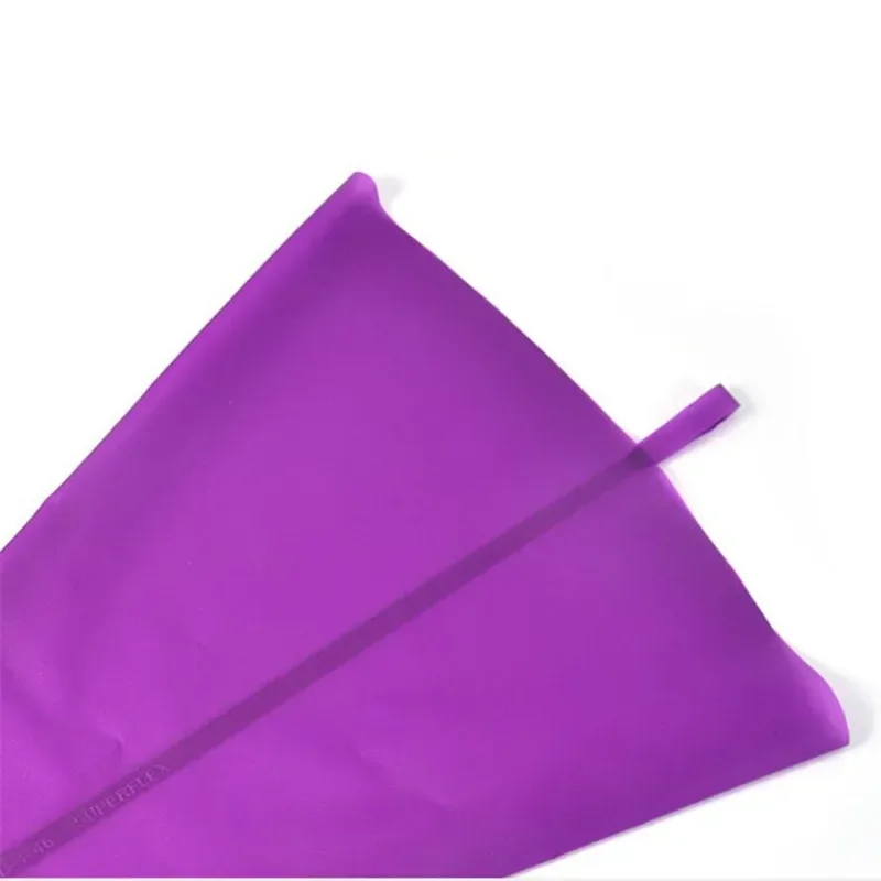 Purple Silicone TPU Piping Bag Reusable Icing Piping Cream Pastry Bags Cake Decorating Tool DIY Fondant Sugarcraft Hanging Bags