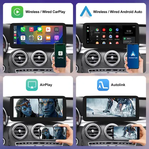 Trådlös Carplay Linux-skärm för Mercedes Benz W205 GLC ACV Klass W447 CLA GLA 2015-2019 GPS med Android Auto bilmultimedia 10 best sales Mercedes 447 - №2