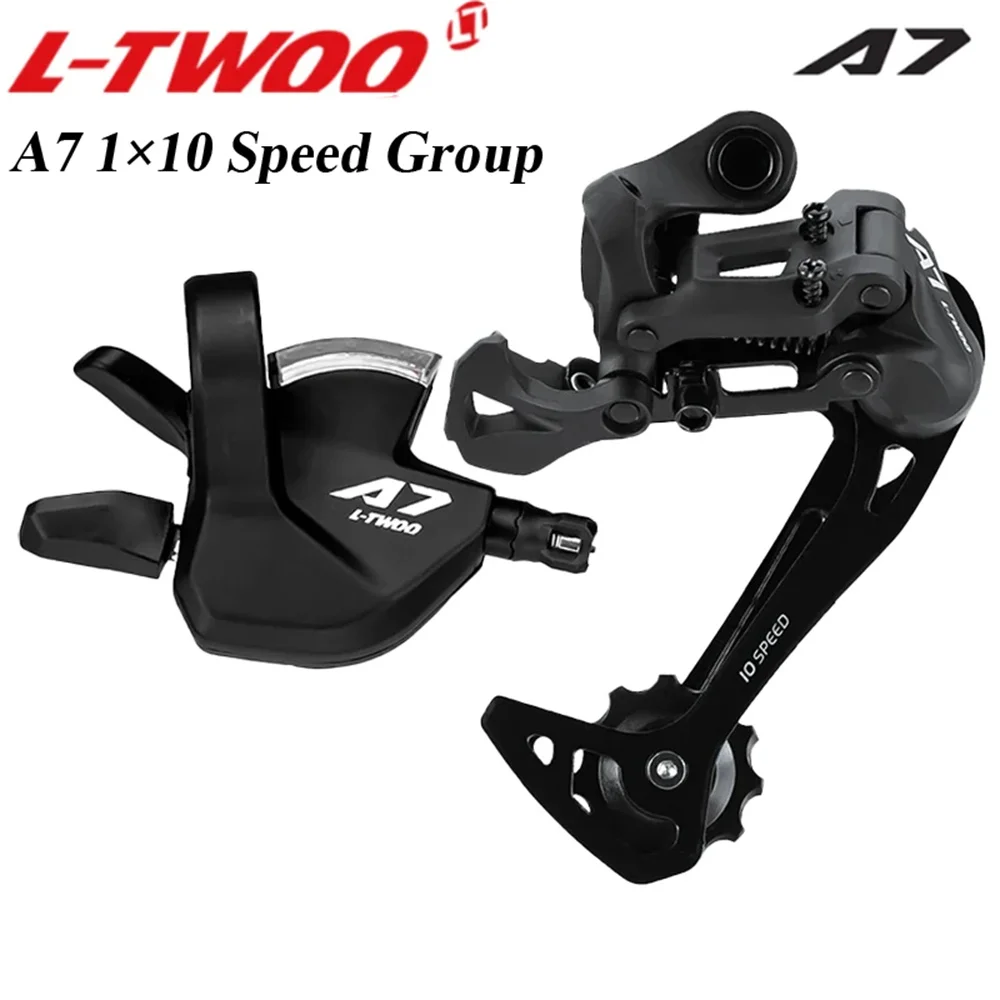 

LTWOO A7 1X10 Speed MTB Bike Derailleur Groupset из алюминиевого сплава 10S Trigger Shifter Задний переключатель с кассетами 42T 50T