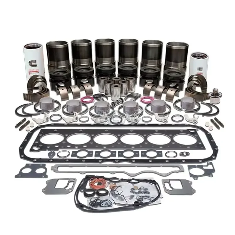 Excavator Engine Parts Cylinder Piston Liner QSX15 6BT5.9 NTA855 N14 QSM11 4BT 6BT Rebuild Overhaul Kit for Cummins