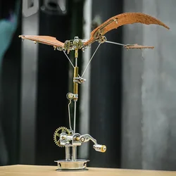 3D Puzzle Dragon Wing Puzzle Metal Kit Diy Model Building Kits DIY Assembly Steampunk Mechanical Puzzles Toy Kits for Adults