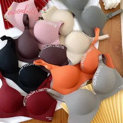 Fashion Women Sexy Seamless Bra Letter Wire Free Push Up Underwear Brasieres Comfortable Women Intimates Lingerie Bralette