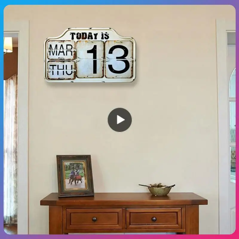 Vertical Calendar Domestic Adjust Retro Calendar Restore Ancient Ways Wall Mounted Wall Pendant Home Decoration Desktop Calendar