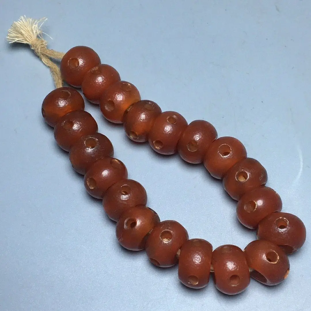 

Chinese natural old red agate 1.2 Lu Tong Zhu bracelet men and women agate bracelet jade bracelet