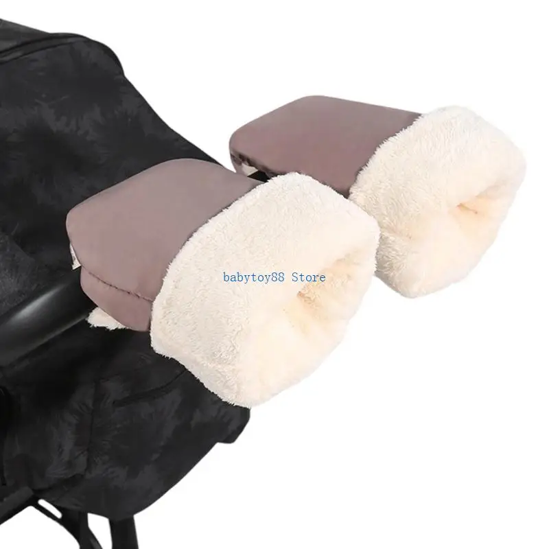 Y4UD Gants gants imperméables pour poussette, mitaines protège-mains pour accessoires