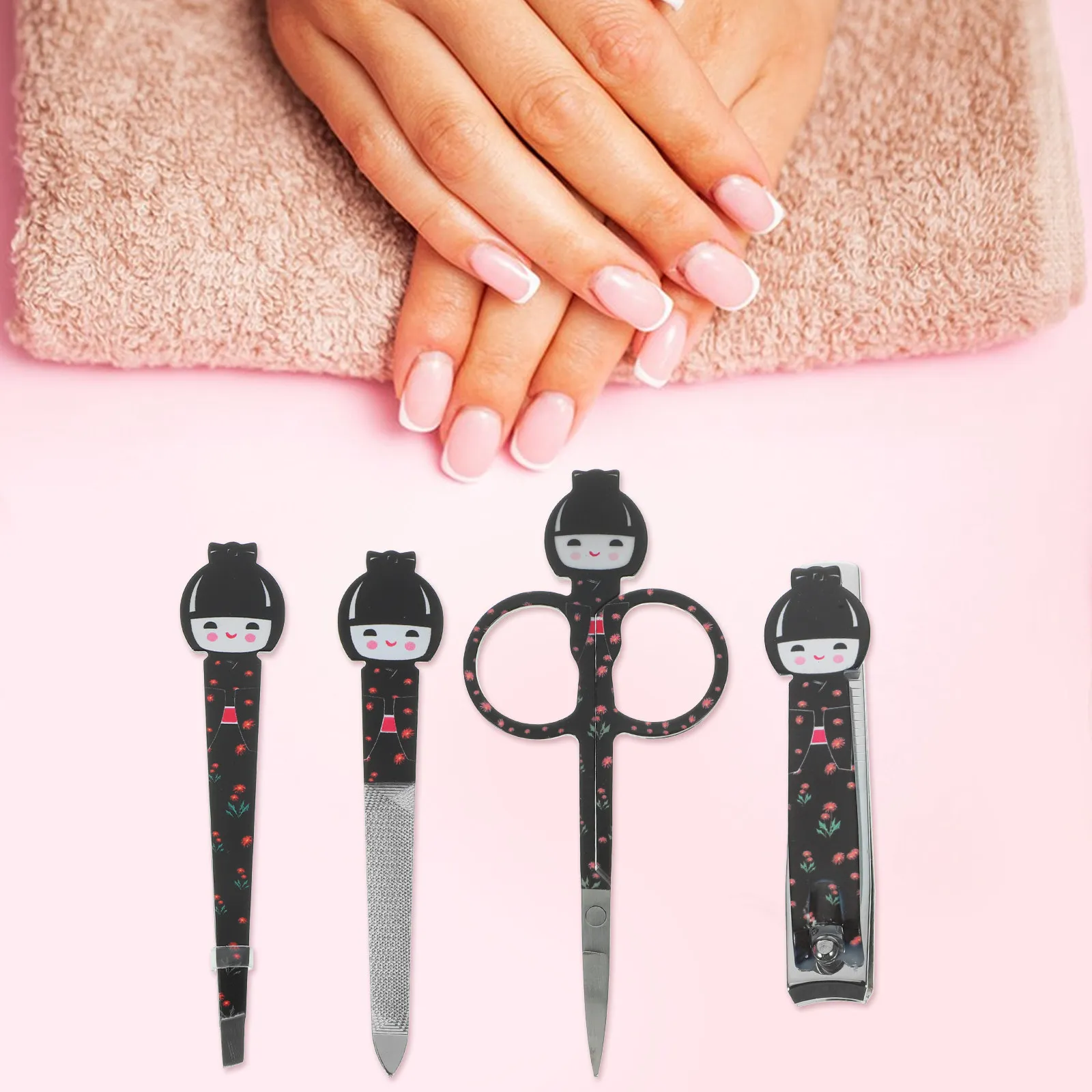 

6Pcs Nail Tools Set Stainless Steel Clippers Cutter Fingernail Manicure Practical Home Travel Nail Clippers Set Gift