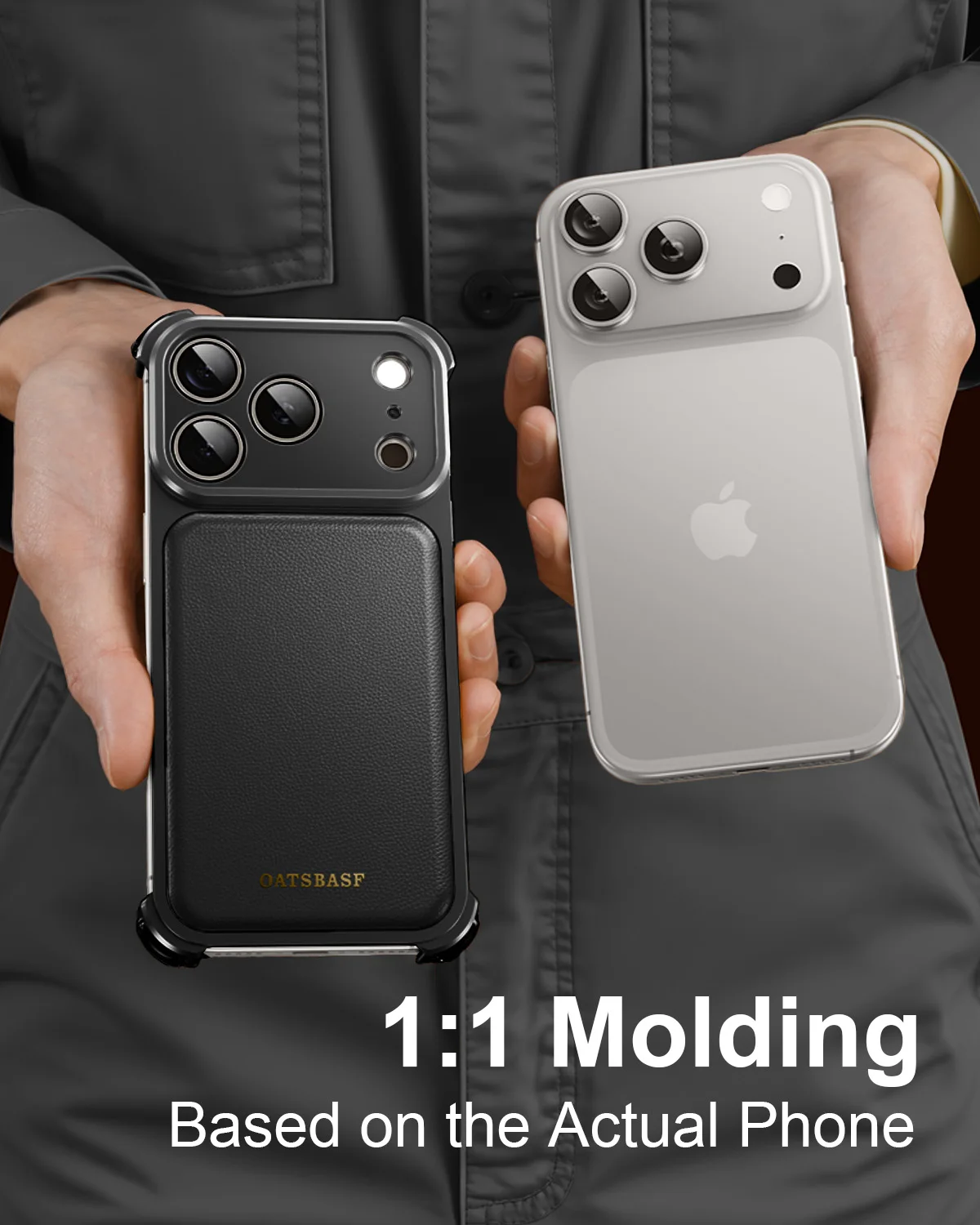 حافظة هاتف Eary لهاتف iPhone 17 16 Pro Max لهاتف MagSafe شحن لاسلكي جلد شاشة معدنية واقية غطاء مقاوم للصدمات