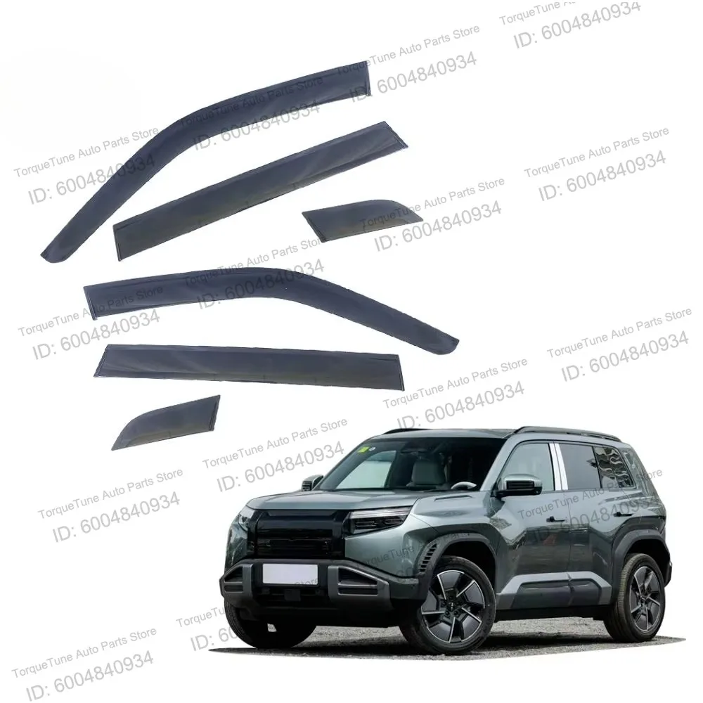 Premium Injection Molded Easy Installation Window Visor Deflector For BYD Formula Leopard Super 3 2025 Direct Fit Car Guard