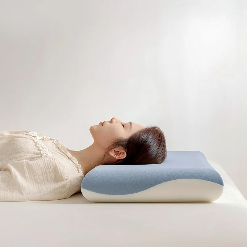 

Deep Sleep Memory Foam Pillow Pro for Hotels Slow Rebound Neck Support Side Sleeping Pillow for Adults Breathable