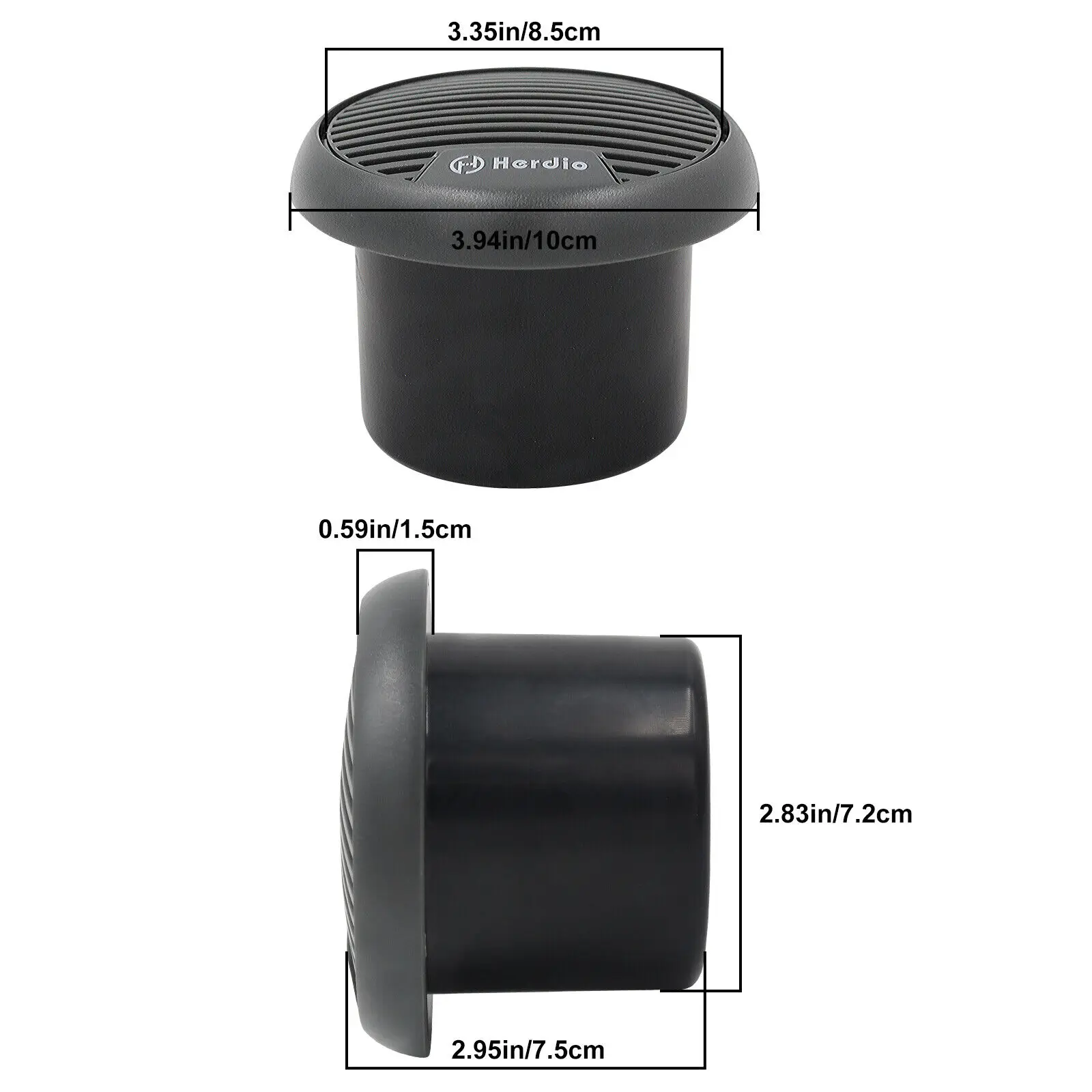 Herdio speaker sepeda motor laut, tahan air 3 "140W Output Power Audio Stereo sistem untuk ATV luar ruangan kolam renang grosir