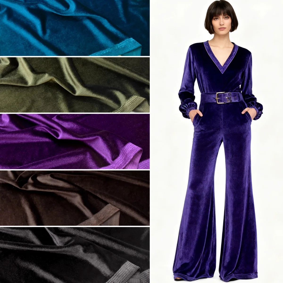 

Бархатная ткань, эластичная ткань, сшитые платья, роскошная и мягкая бархатная ткань, домашний текстиль, шторы, шитье своими руками