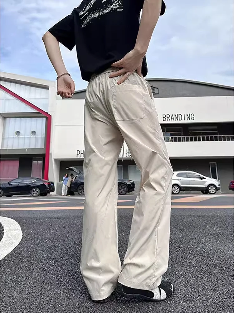 

Американские повседневные спортивные брюки High Street, мужские летние чистые свободные универсальные походные брюки, уличные брюки для альпинизма