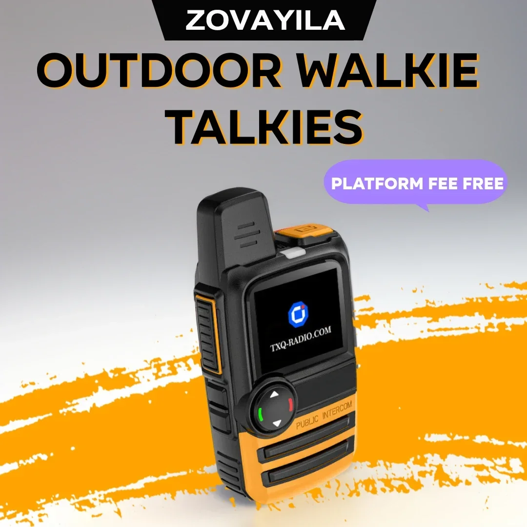 Outdoor Walkie Talkie, Plug-in, Plug-in, 4G, Mini, POC, Foreign Trade, Global, 4G