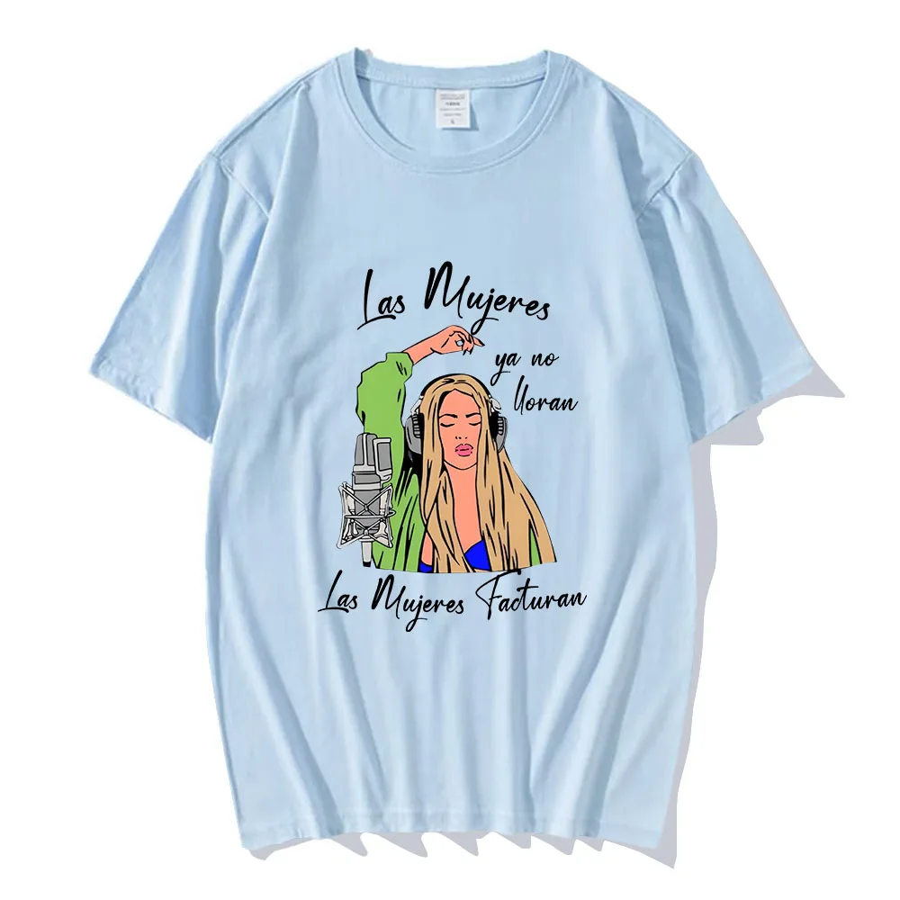 Shakira Singer Printing T-shirts Short Sleeve Cotton Summer Tee-shirt Casual High Quality Comfortable Tshirts Streetwear Women