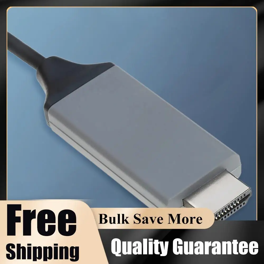 USB C To HDMI-compatible Cable USB-C Type C To HDMI-compatible HDTV TV Cable 6.6FT 10 Gbps for MacBook Pro/Air for iPad Pro 2020