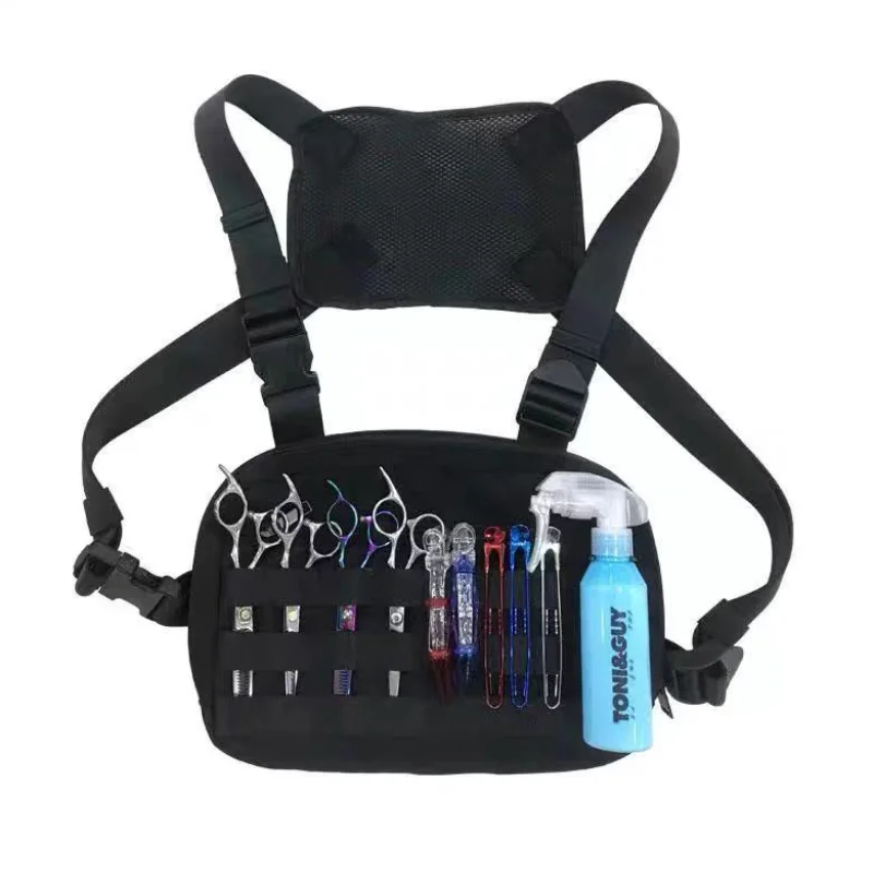 Barber Hair kit backpack hair stylist  scissors chest bag