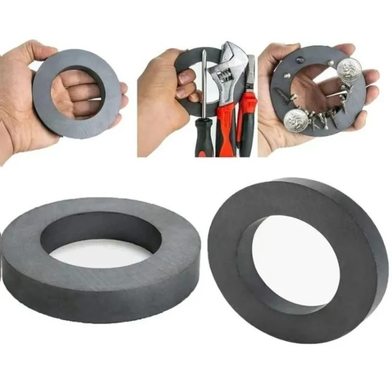 1 adet 80x15H41mm Ferrit Halka Mıknatıs, Endüstri, Bilim, El Sanatları ve Hobiler için Görev Seramik Mıknatısları, Etiket EAS