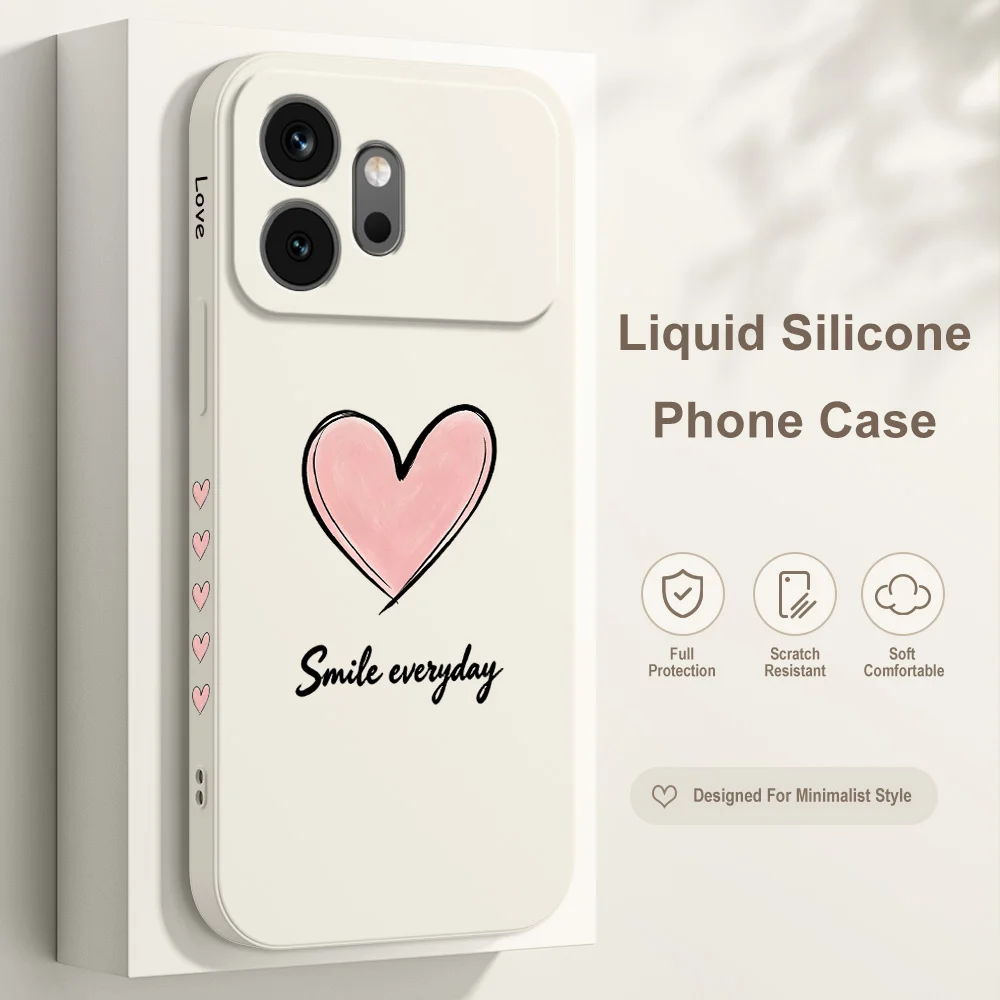 Coque de téléphone Sweet Smile pour Huawei Honor 600 500 400 300 200 100 90 Pro Lite Smart Magic 8 7 4, coque souple en silicone