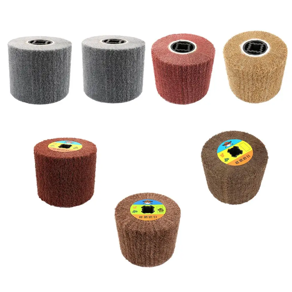 Wire Drawing Polishing Wheel High Finish Abrasive Buffing Tool for Iron Aluminum Stainless Steel Treatment