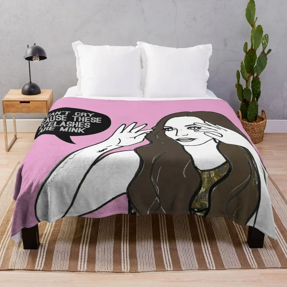

Mink Throw Blanket Soft Breathable Blanket for Night Sleeping
