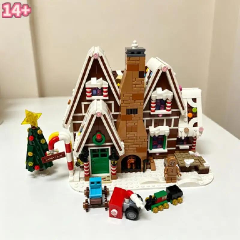 2026-1477-pezzi-citta-di-natale-uomo-di-pan-di-zenzero-alce-casa-di-pan-di-zenzero-modello-di-blocchi-da-costruzione-giocattolo-regalo-di-natale
