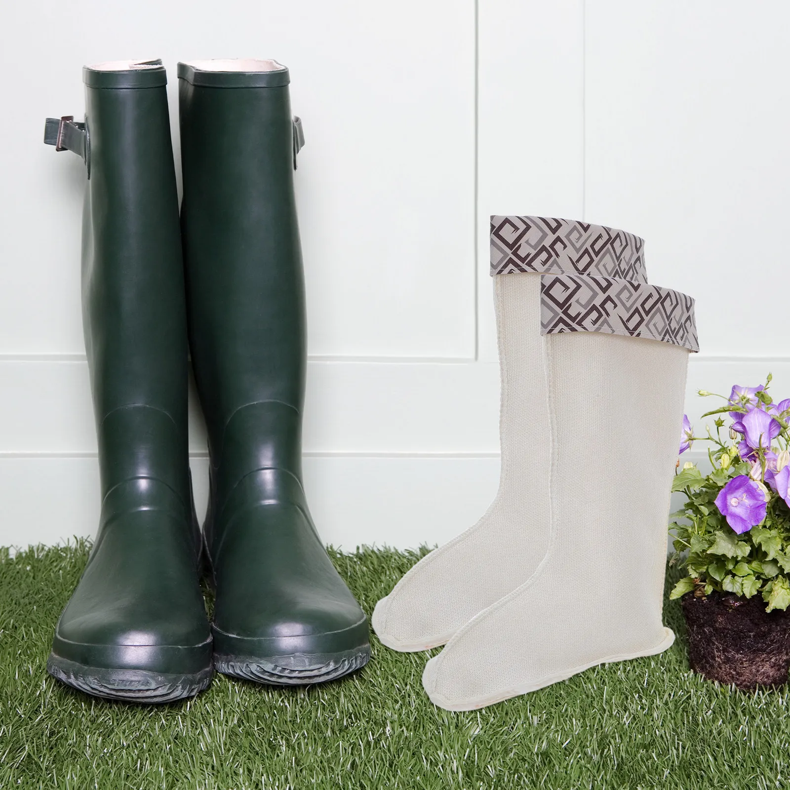 

1 пара теплых хлопковых вкладышей для женских зимних сапог, носки-вкладыши для обуви, защита от холода, для походов в холодную погоду