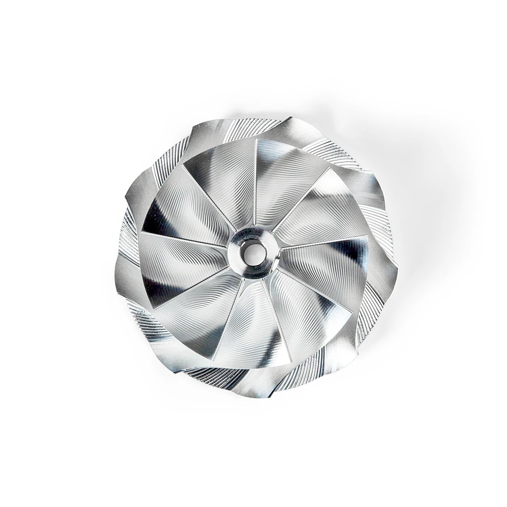 

G30-770 Billet ForgedCompressor WheelBillet 62x76mm 9+0Reverse Rotation 5-AXIS CNC Machine 230-G008