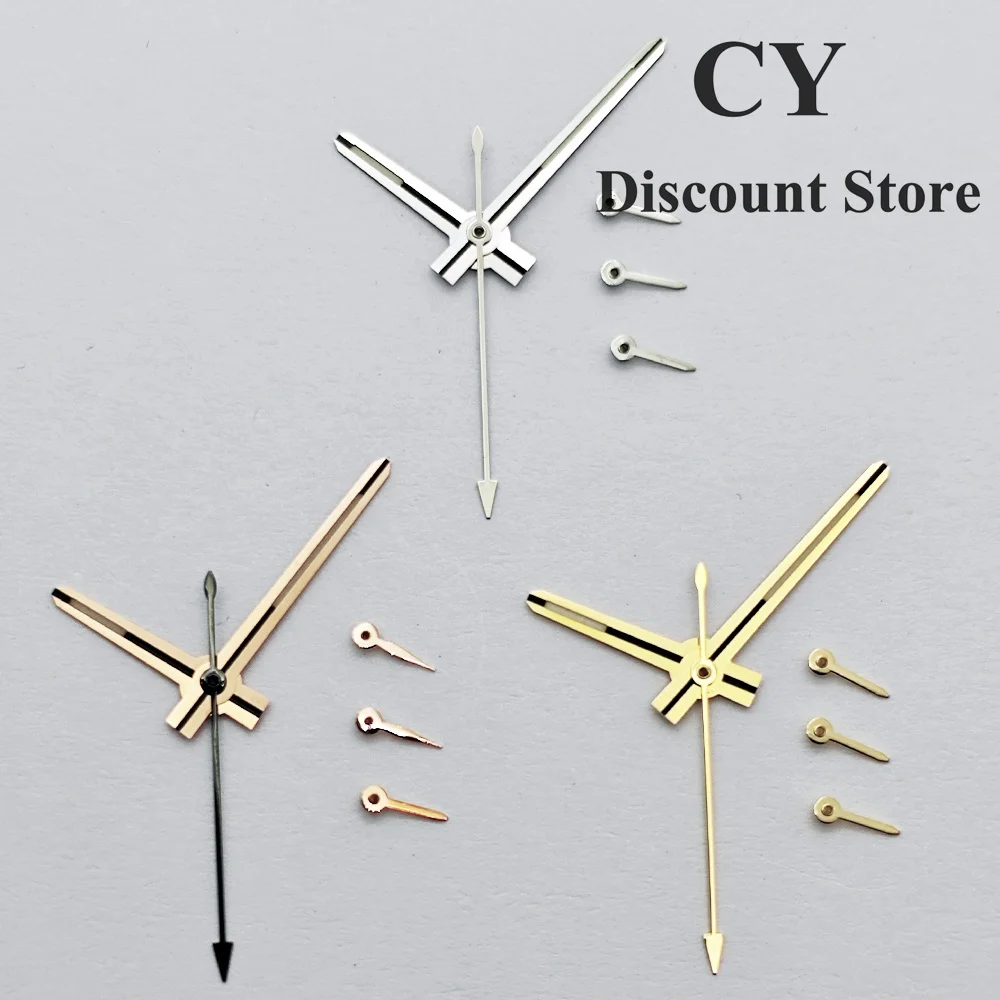 RICHUS VK63 Luminous Watch Hands in Gold Silver Rose-Gold Blue-Green - Fits VK63 VK64 Quartz Movement Watch Accessories