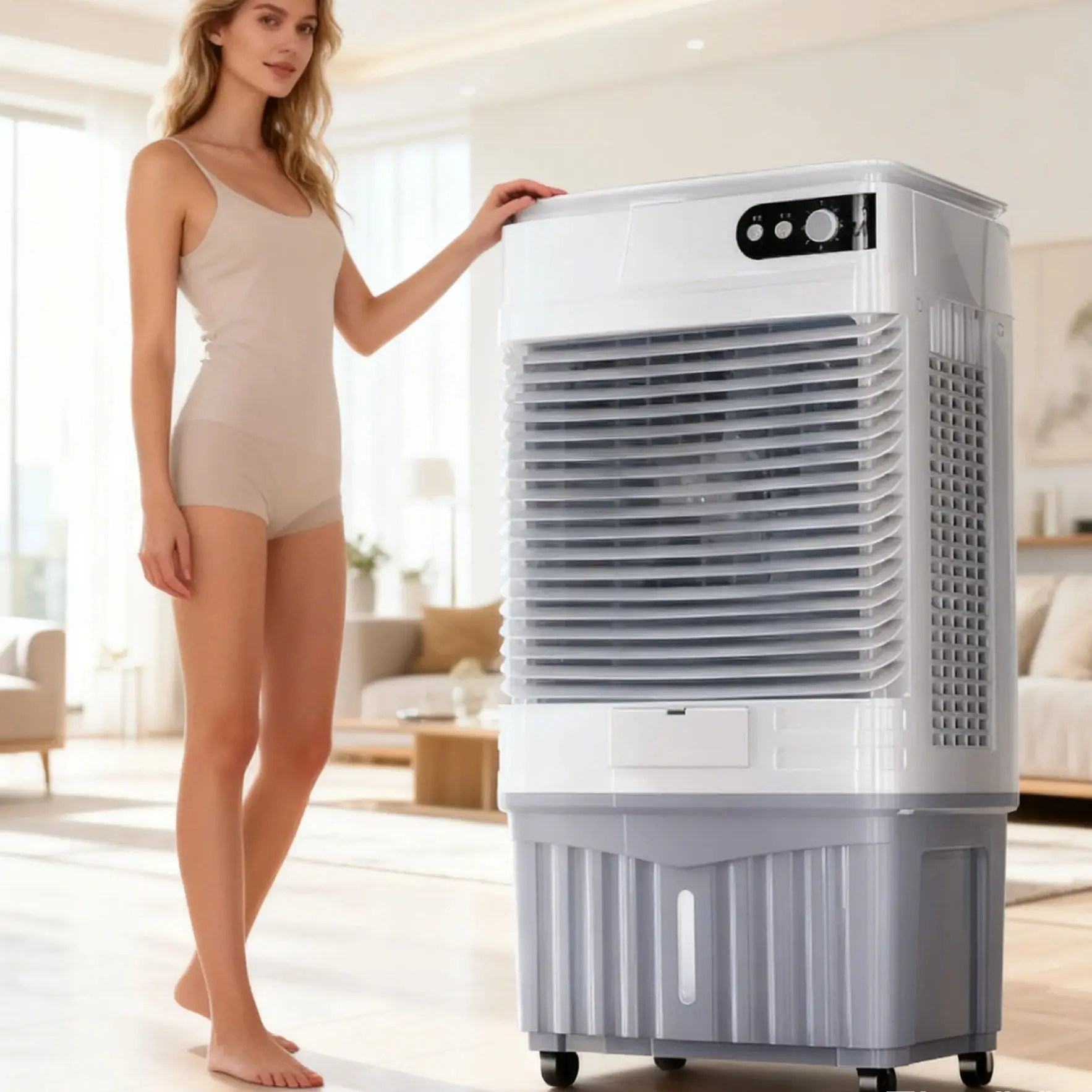 

Industrial air cooler commercial large mobile fan factory workshop cooling fan